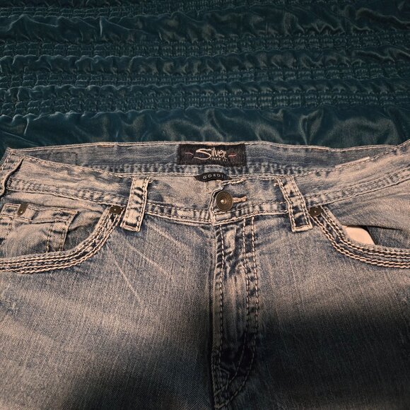 Silver gordie 38x32 jeans - Picture 1 of 3